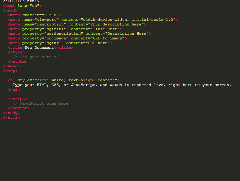 ReVision code editor interface showing HTML and CSS preview